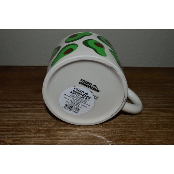 Oversized Avocado Mug Room Essentials Stoneware 3D Coffee Cup Green Novelty - Picture 5 of 6